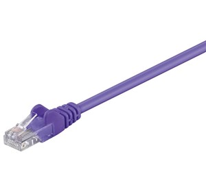 Nettverkskabel - CAT 5e patch cable U/UTP violet 7.5 m - 4040849952463