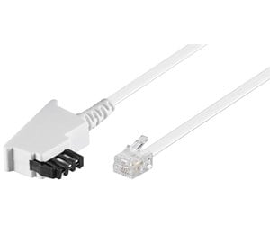 Telefon-kabel - Pro TAE-F cable (universal Pin Out) white - 4040849685392