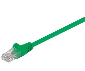 Nettverkskabel - CAT 5e patch cable U/UTP green 7.5 m - 4040849683886