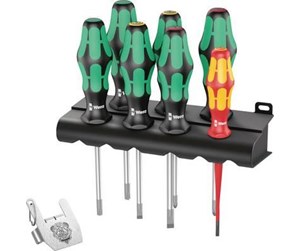 Håndverktøy - Wera Kraftform/7 Heavy Metal 1 VDE Screwdriver set 8-piece Phillips Slot TORX - 05138711001