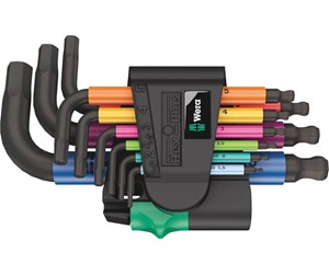 Verktøy - Wera 950/9 Hex-Plus Multicolour 2 Allen Allen key set 9-piece - 05133164001