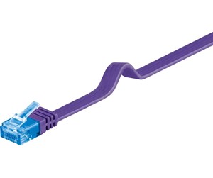 Nettverkskabel - CAT 6A flat-patch cable U/UTP violet - 4040849963247