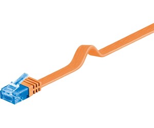 Nettverkskabel - CAT 6A flat-patch cable U/UTP orange - 4040849963216