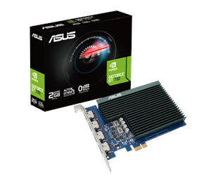 Grafikkort - ASUS GeForce GT 730 Silent - 2GB GDDR5 RAM - Grafikkort - 90YV0H20-M0NA00