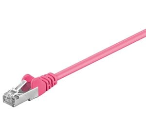 Nettverkskabel - CAT 5e patchcable SF/UTP magenta - 4040849934162