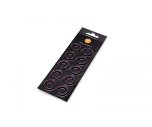 DIY Vannkjøling - EK Water Blocks EK-Quantum Torque Color Ring 10-Pack STC 10/16 - Purple - 3831109816585