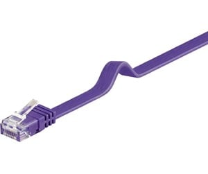 Nettverkskabel - CAT 6 Flat-patch cable U/UTP violet - 4040849964176