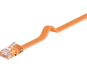 Nettverkskabel - CAT 6 Flat-patch cable U/UTP orange - 4040849964091