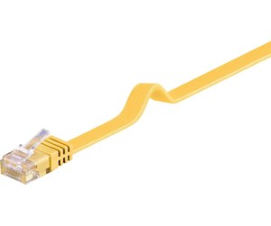 Nettverkskabel - CAT 6 Flat-patch cable U/UTP yellow - 4040849964084