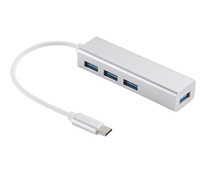 USB-hub - Sandberg Saver USB-hub - 4 porter - Sølv - 336-20