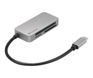 Flashminneadapter - Sandberg USB-C Multi Card Reader Pro - 136-38