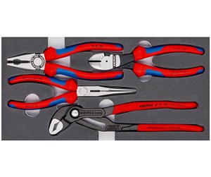 Håndverktøy - KNIPEX Tang-sett, i skumstoffinnlegg - 00 20 01 V15