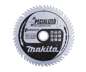 Sirkelsag - Makita Blade Specialised 56 teeth Silver 165 x 20 mm - B-57336