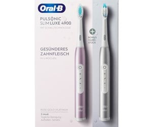 Elektrisk tannbørste - Oral-B Elektrisk tannbørste Pulsonic Slim Luxe 4900 - Rose Gold / Platinum - 4210201396369