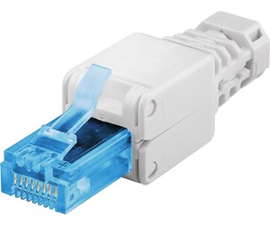 Nettverkskabel - Tool-free RJ45 network connector CAT 6A UTP unshielded - 4040849592270