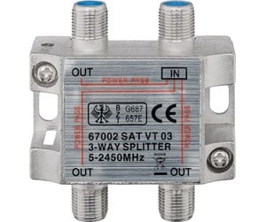 Antennekabler - Pro SAT-splitter 3-way - 4040849670022