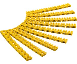 Kabelordner/Kabelstrømpe - Pro Cable marker clips ‘Letters A–C’ for cable diameters up to 4 mm - 4040849725173