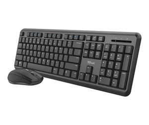 Tastatur - Trust TKM-350 - Tastatur & Mussett - Svart - 24008