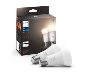 Smarthus - Philips Hue White A60 E27 1100 Lumen - 2-pakning - 929002469205