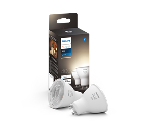 Smarthus - Philips Hue White GU10 Spotlight - 2-pakning - 929003666902