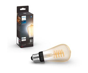 Smarthus - Philips Hue White Ambiance Filament ST64 E27 Edison - 1-pakning - 929002477701