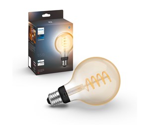 Smarthus - Philips Hue White Ambiance Filament G93 E27 Globe - 1-pakning - 929002477801