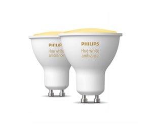 Smarthus - Philips Hue White Ambiance GU10 Spotlight - 2-pakning - 929003666702