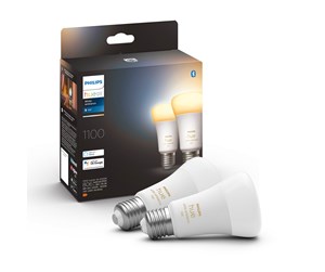 Smarthus - Philips Hue White Ambiance A60 E27 1100 Lumen - 2-pakning - 929002468404