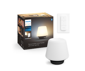 Smarthus - Philips Hue Wellness Bordlampe - Hvit - Med Dimmebryter - 929003054001