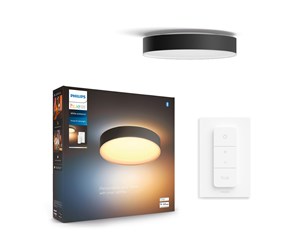 Smarthus - Philips Hue Enrave Medium Taklampe - Svart - 915005996701