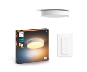 Smarthus - Philips Hue Devere Medium Taklampe - Hvit - 915005997601