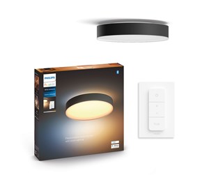 Smarthus - Philips Hue Enrave Large Stor Taklampe - Svart - 915005996901