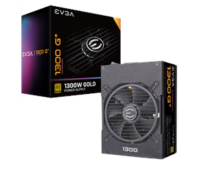 Strømforsyning (PSU) - EVGA SuperNOVA 1300 G+ Strømforsyning (PSU) - 1300 Watt - 135 mm - ATX - 80 Plus Gold sertifisert - 220-GP-1300-X2