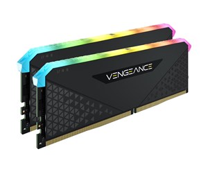 RAM - Corsair Vengeance RGB RS DDR4-3600 - 16GB - CL18 - Dual Channel (2 pcs) - AMD Optimized - Svart med RGB - CMG16GX4M2D3600C18