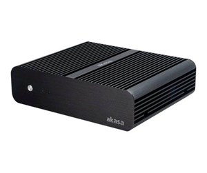 Kabinett - Akasa Euler - USFF - mini ITX - Kabinett - Ultra small form factor - Svart - AK-ITX05M12EU