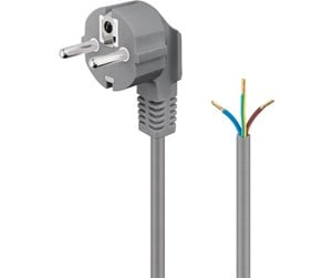 Strømkabel (intern) - Pro Angle Power cable for confectionery 2 m grey - 4040849500824