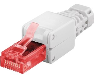 Nettverkskabel - Tool-free RJ45 network connector CAT 6 UTP unshielded - 44738