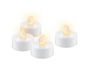 Lamper - Goobay Set of 4 LED tea lights with timer - 4040849498688