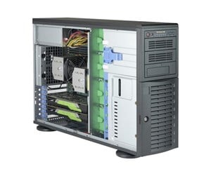 Kabinett - Supermicro SC743 AC-1K26B-SQ - Kabinett - Tower - Svart - CSE-743AC-1K26B-SQ