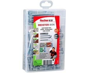 Skruer & Spiker  - Fischer Meister-Box UX with screws and hooks - 513894