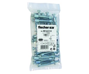 Skruer & Spiker  - Fischer Metal cavity fixing HM 6 x 52 S B polybag (20 pcs.) - 48043