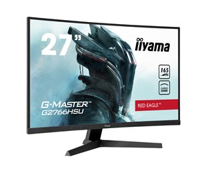 Skjerm - 27" iiyama G-MASTER Red Eagle - 1920x1080 - 165Hz - VA - Curved - G2766HSU-B1