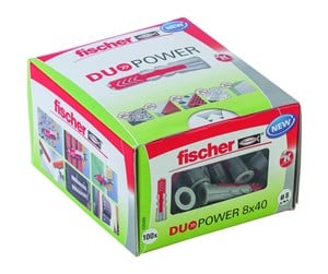 Skruer & Spiker  - Fischer DuoPower 8 x 40 LD (100 pcs.) - 535455