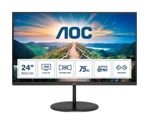 Skjerm - 24" AOC Q24V4EA - 2560x1440 - 75Hz - IPS - Q24V4EA