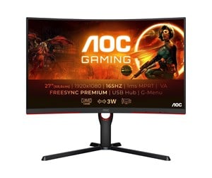 Skjerm - 27" AOC Gaming C27G3U/BK 165Hz - C27G3U/BK