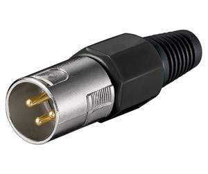 Lydkabel - Pro Microphone plug 3 Pin - 4040849117497