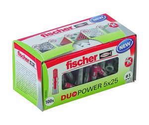 Skruer & Spiker  - Fischer DuoPower 5 x 25 LD (100 pcs.) - 535452