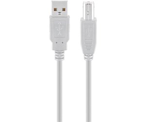 Nettverkskabel - USB 2.0 Hi-Speed cable grey - 4040849387128