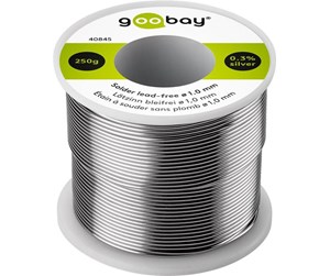 Kraft og gass lodding - Pro Solder lead-free ø 1.0 mm 250 g - 4040849408458