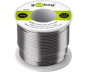 Kraft og gass lodding - Pro Solder lead-free ø 1.5 mm 250 g - 4040849408489